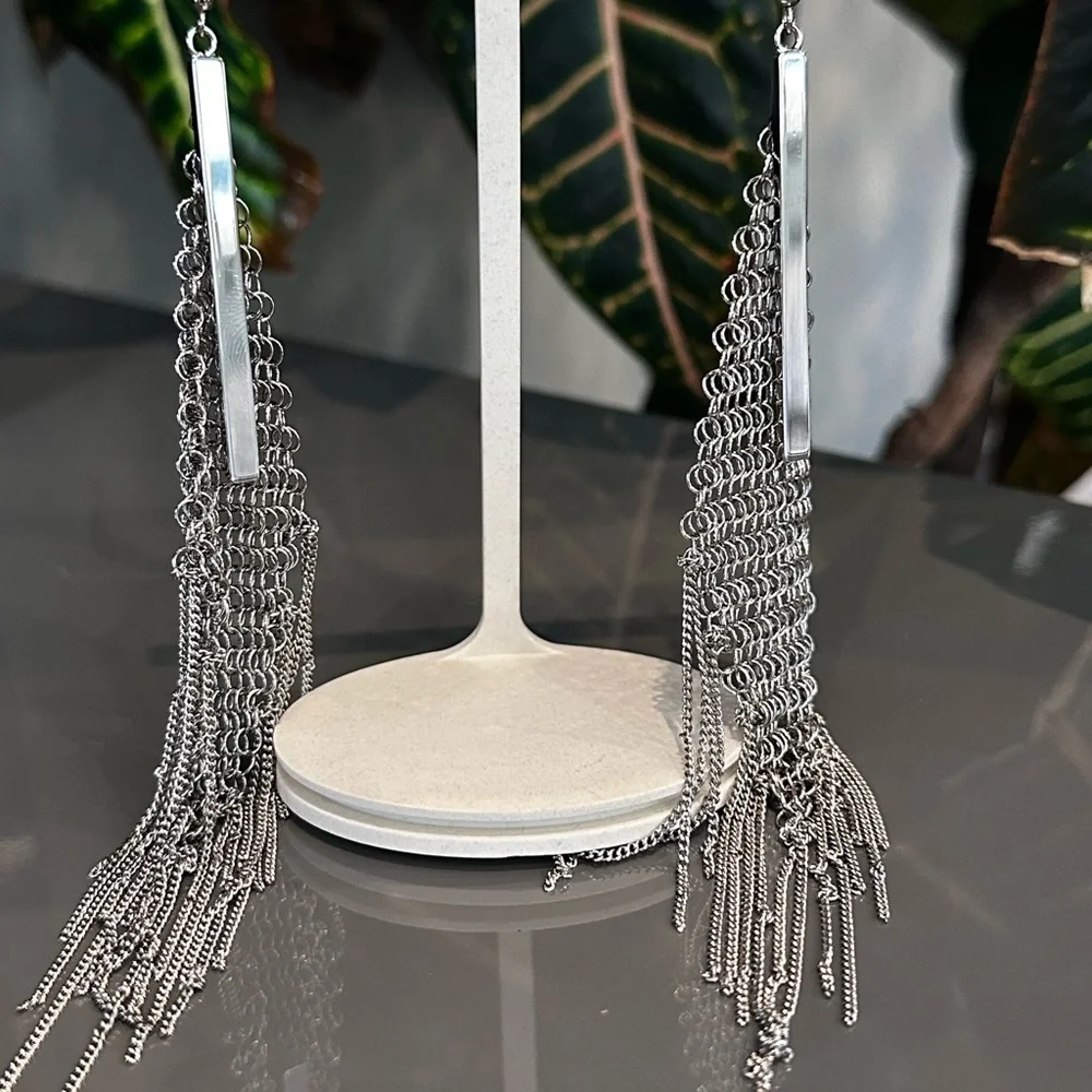NEW Authentic 1)Roberto Cavalli Choker Mesh Necklaces.1)Roberto Cavalli Dangling - Picture 6 of 8
